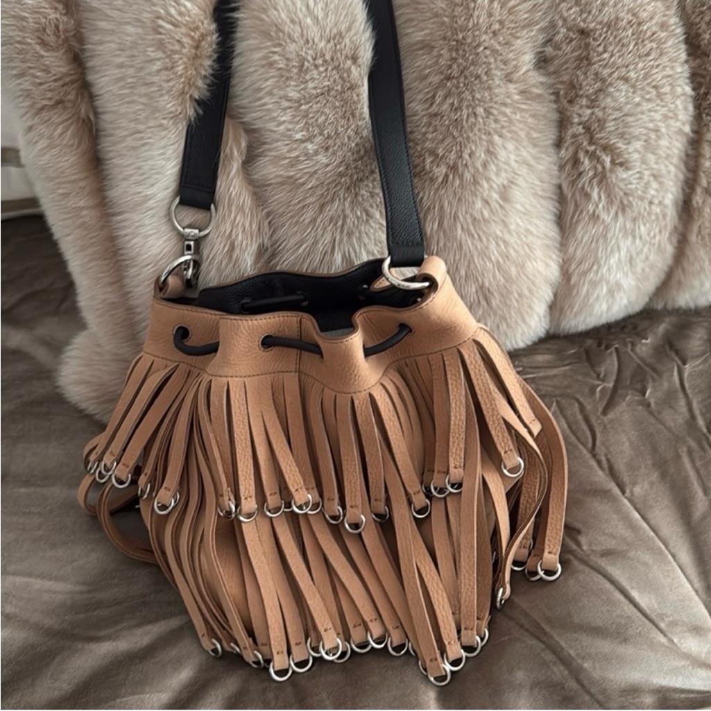 Alexander Wang Brand New Suede Fringe Bag